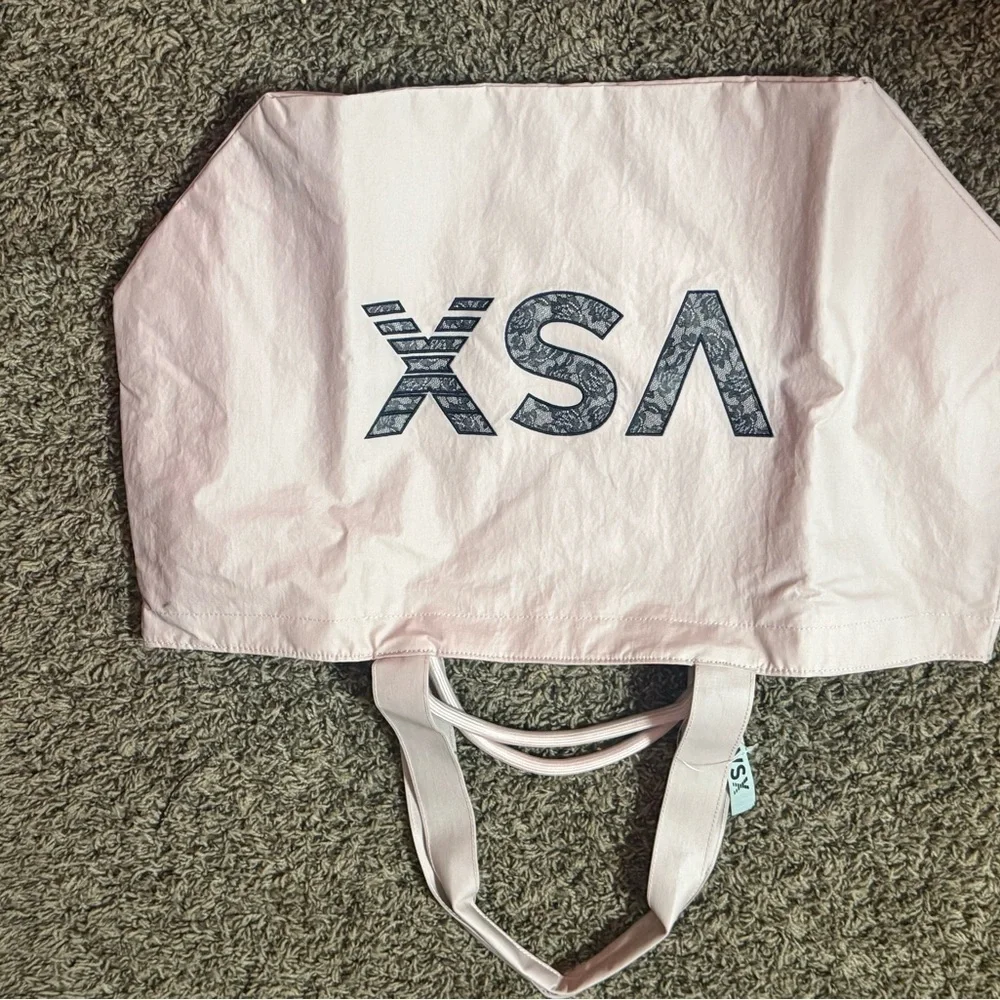 VSX Pale Pink Tote with Bold Logo